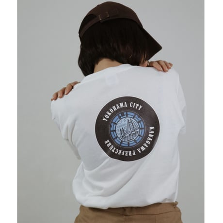 バックプリント 横浜市 マンホールTシャツ