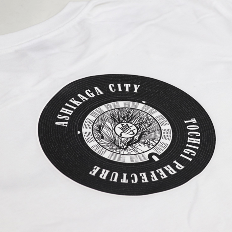 バックプリント 足利市 マンホールTシャツ