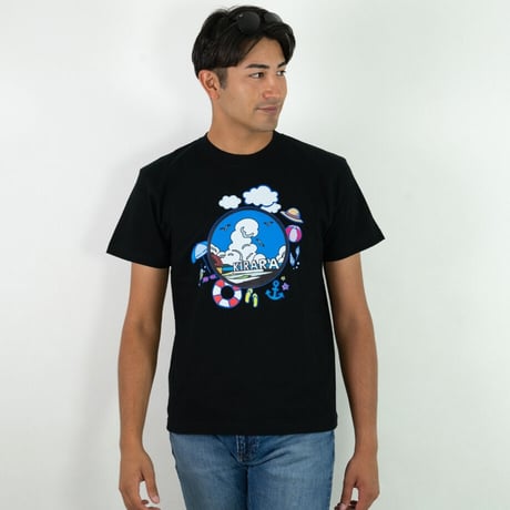 島根県 マンホールTシャツ（キララ多伎）