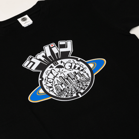 生駒市 マンホールTシャツ（ポップ）