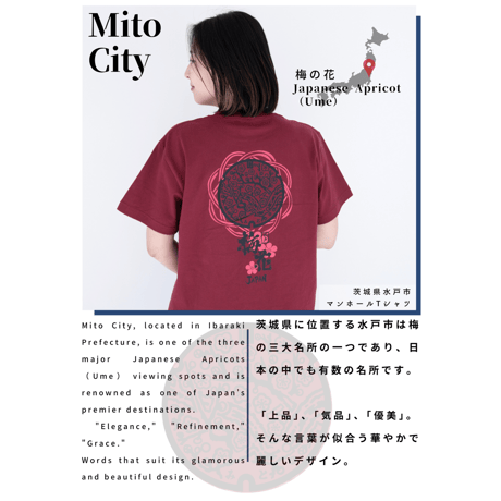 水戸市 マンホールTシャツ