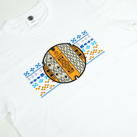 那覇市 マンホールTシャツ（ミンサー）