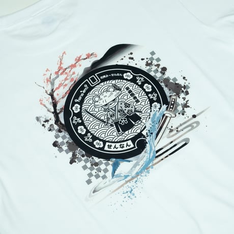 泉南市 マンホールTシャツ（泉南熊寺郎）