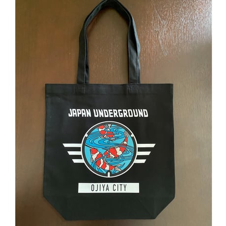 小千谷市 マンホールトートバッグ ブラック