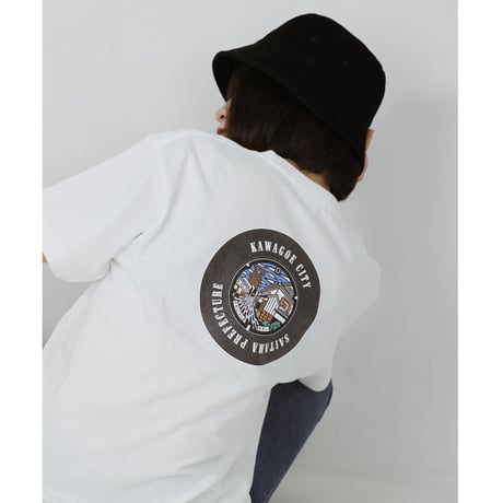 バックプリント 川越市 マンホールTシャツ