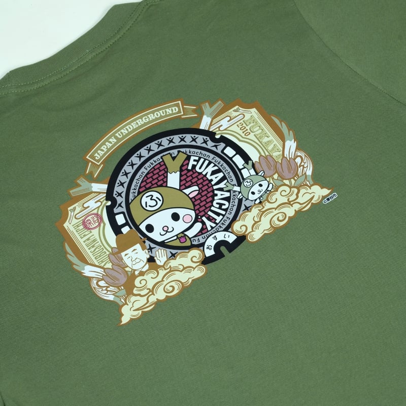 深谷市 マンホールTシャツ（ふっかちゃん） | JAPAN UNDERGROUND