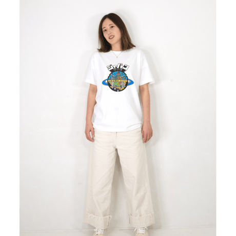 生駒市 マンホールTシャツ（未来都市）