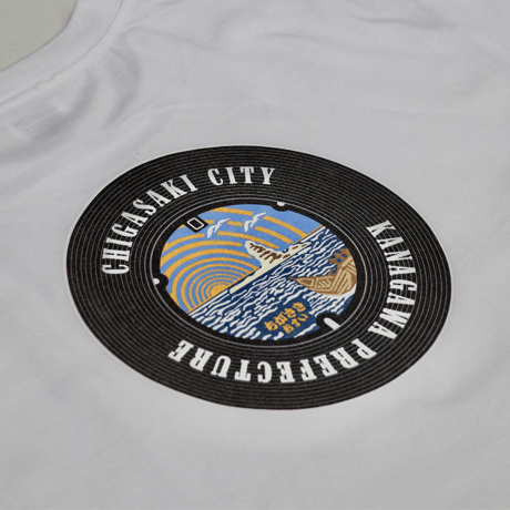 バックプリント 茅ヶ崎市 マンホールTシャツ