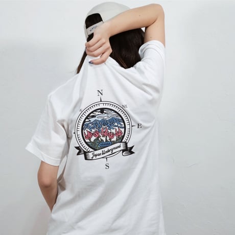 バックプリント 白馬村 マンホールTシャツ