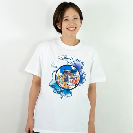 島根県 マンホールTシャツ（石見神楽）
