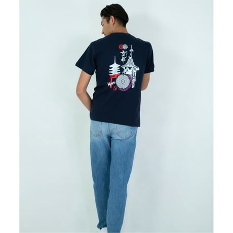 京都市 マンホールTシャツ（京の街並み）