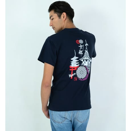 京都市 マンホールTシャツ（京の街並み）
