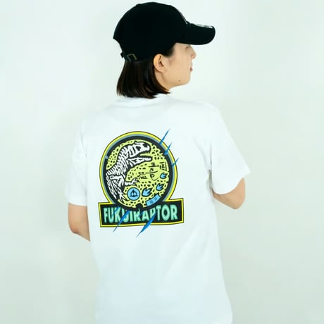 勝山市 マンホールTシャツ（フクイラプトル）