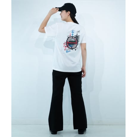 富士宮市 マンホールTシャツ（富士と桜）