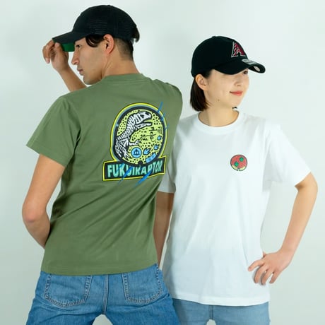 勝山市 マンホールTシャツ（フクイラプトル）
