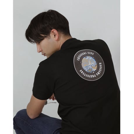 バックプリント 茅ヶ崎市 マンホールTシャツ