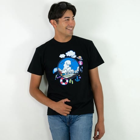 島根県 マンホールTシャツ（キララ多伎）