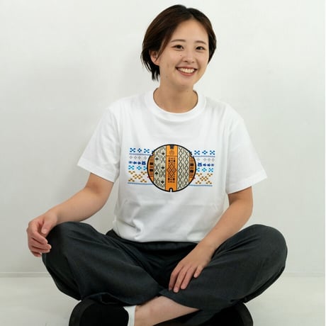 那覇市 マンホールTシャツ（ミンサー）