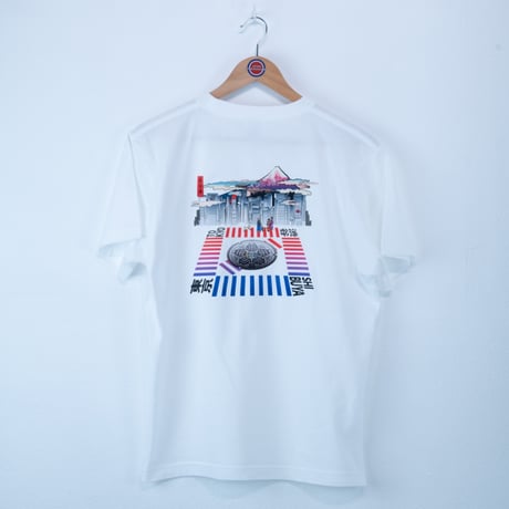 東京都 マンホールTシャツ（渋谷ホワイト）