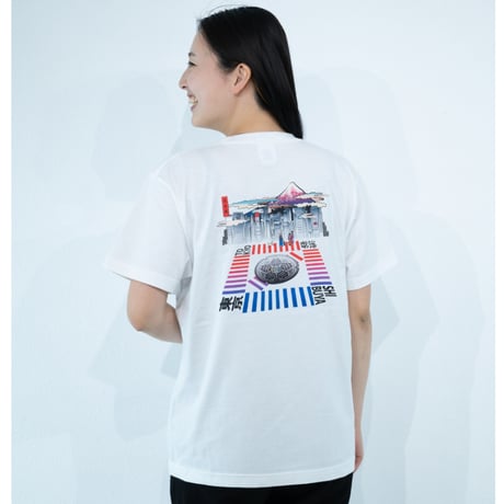 東京都 マンホールTシャツ（渋谷ホワイト）