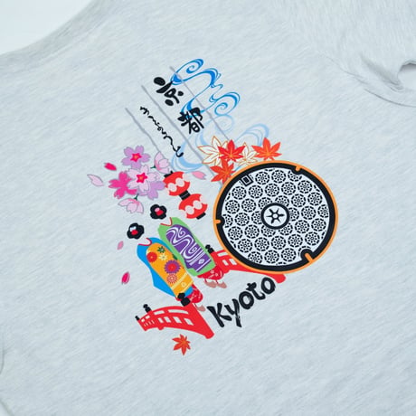 京都市 マンホールTシャツ（舞妓さん）