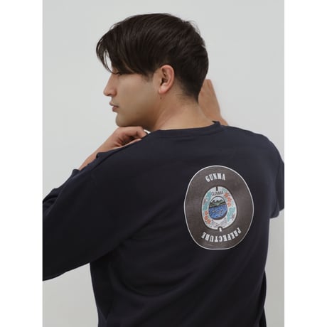 【数量限定】バックプリント 群馬県 マンホールトレーナー（Sweatshirt）