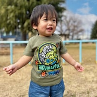勝山市 マンホールTシャツ（フクイラプトル）キッズサイズ