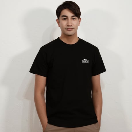 バックプリント 白馬村 マンホールTシャツ