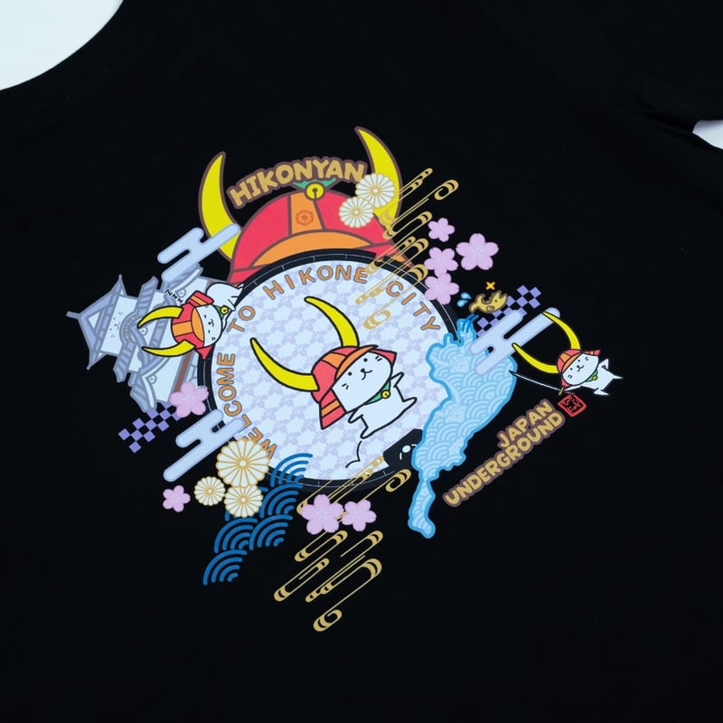 彦根市 マンホールTシャツ（ひこにゃん） | JAPAN UNDERGROUND