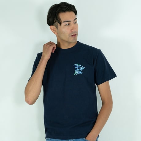 横浜市 マンホールTシャツ（ブルーライト）