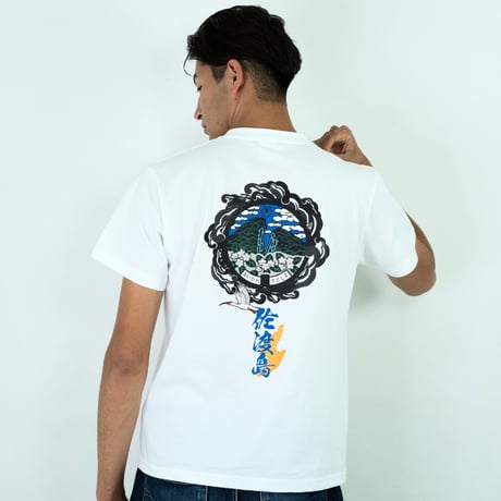 佐渡市 マンホールTシャツ（佐渡金山）