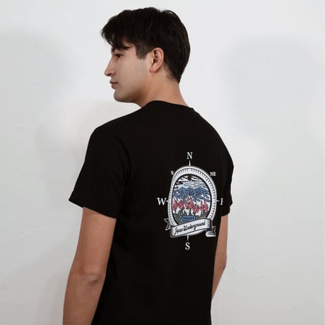 バックプリント 白馬村 マンホールTシャツ