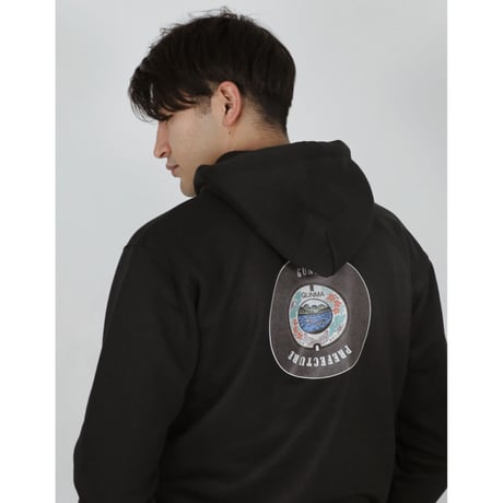 【数量限定】バックプリント 群馬県 マンホールパーカー（Hoodie）