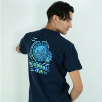横浜市 マンホールTシャツ（ブルーライト）