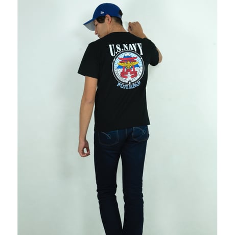 海上自衛隊×アメリカ海軍『厚木基地』マンホールTシャツ