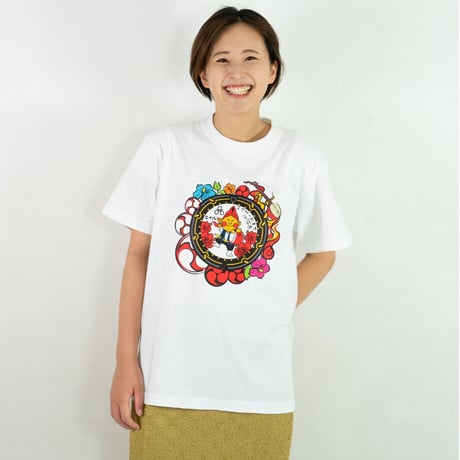 沖縄市 マンホールTシャツ（エイ坊）