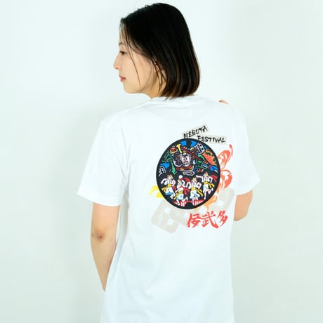 青森市 マンホールTシャツ（佞武多と跳人）