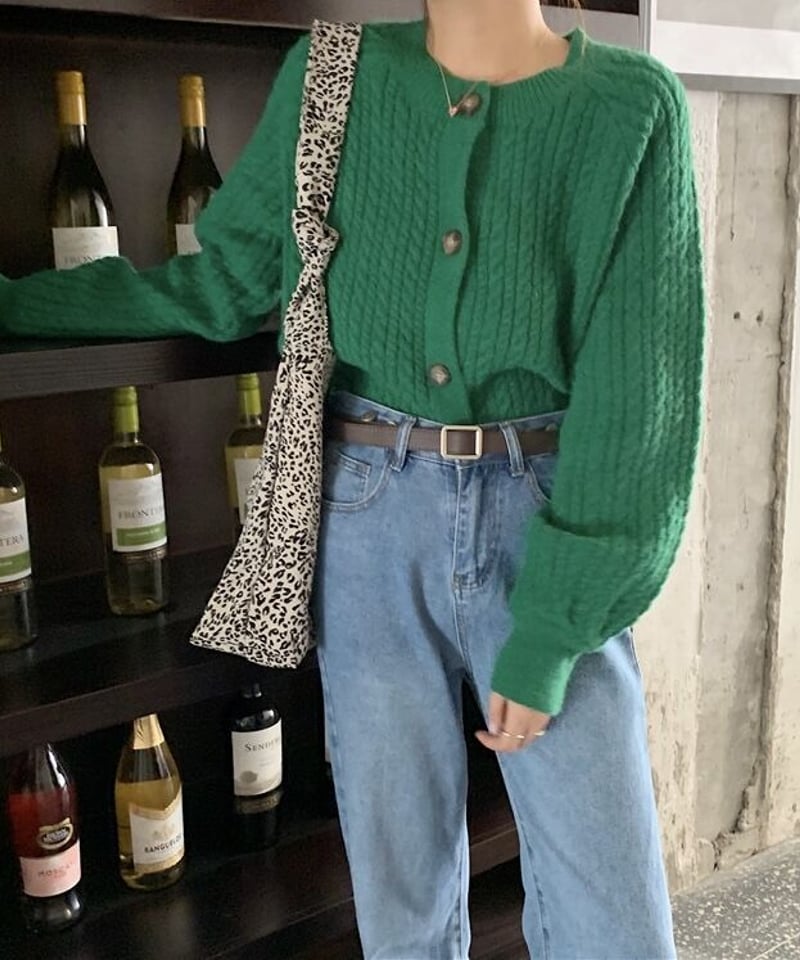 グリーン カーディガン 楽天市場】お求めやすくなりました！・綿アクリルVネックカーディガン