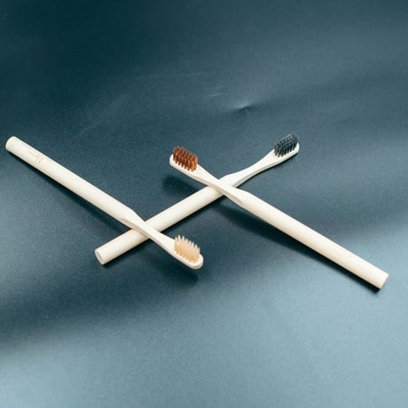 bamboo歯ブラシ　ブラウン＆ベージュ＆チャコール おすそ分け9本セット
