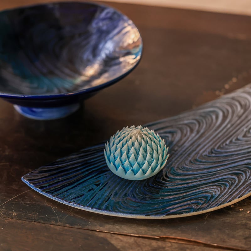 夜明け 半月フラットプレート | クラフト工房 Lazuli