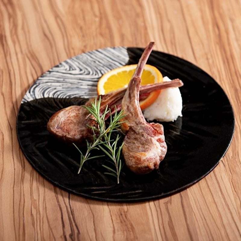 月華 丸フラットプレート 大 φ27cm | クラフト工房 Lazuli