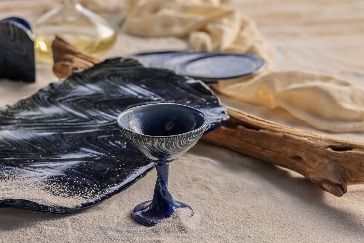 夜明け ワインカップ 高杯 酒器 | クラフト工房 Lazuli