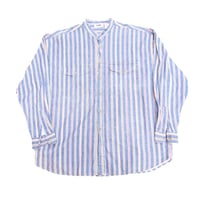 1990's～ Gitano L/S CL Cottonlinen Stripe Shirts