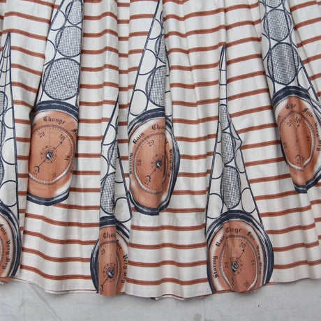1970's~ Peer less Cotton Skirt / Pattern