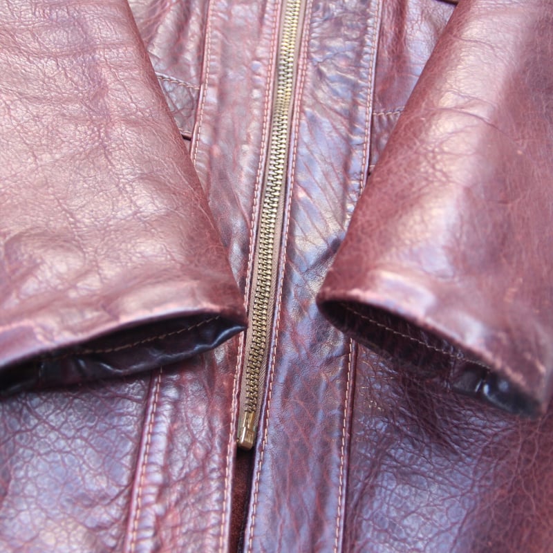 1970s Oshwahkon Leather Jacket/Eagle | archeolo