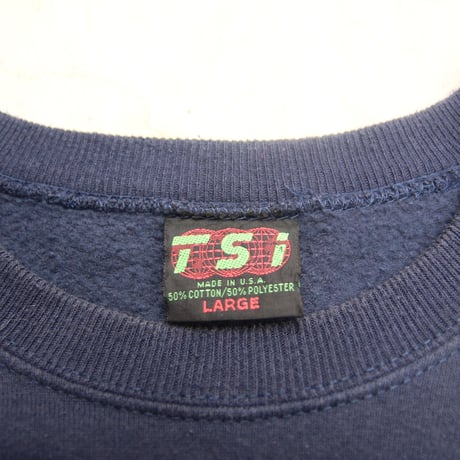 1990's TSI L/S Print Sweat Shirts / Blue Devils