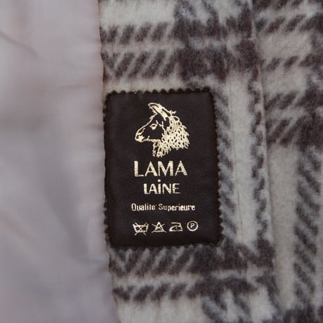 CC Lama Long Coat / Check