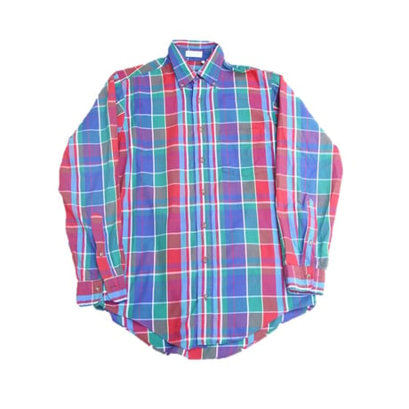 1980's～ Unknown Brand L/S BD Cotton Check Shirts