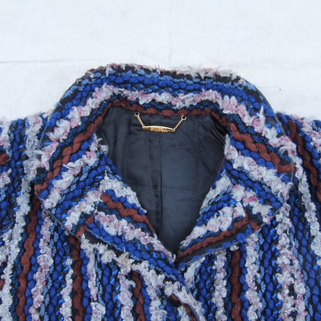 Blan Mix yarn Coat