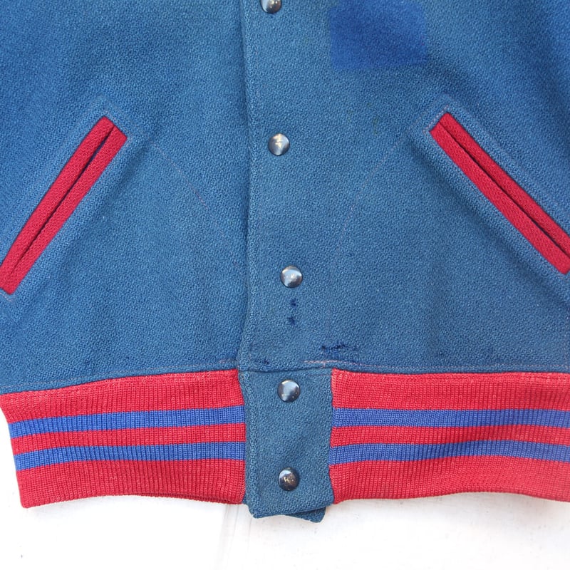 1940's Sandknit Wool Stadium Jacket | archeolog
